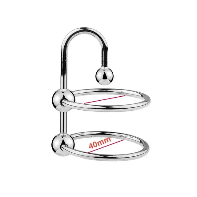 SM Urethral Dilator Cock Ring Stainless Steel Ejaculation Delay Penis Ring Metal Bead Delay Lock Fine Penis Plug Sex Toy for Men