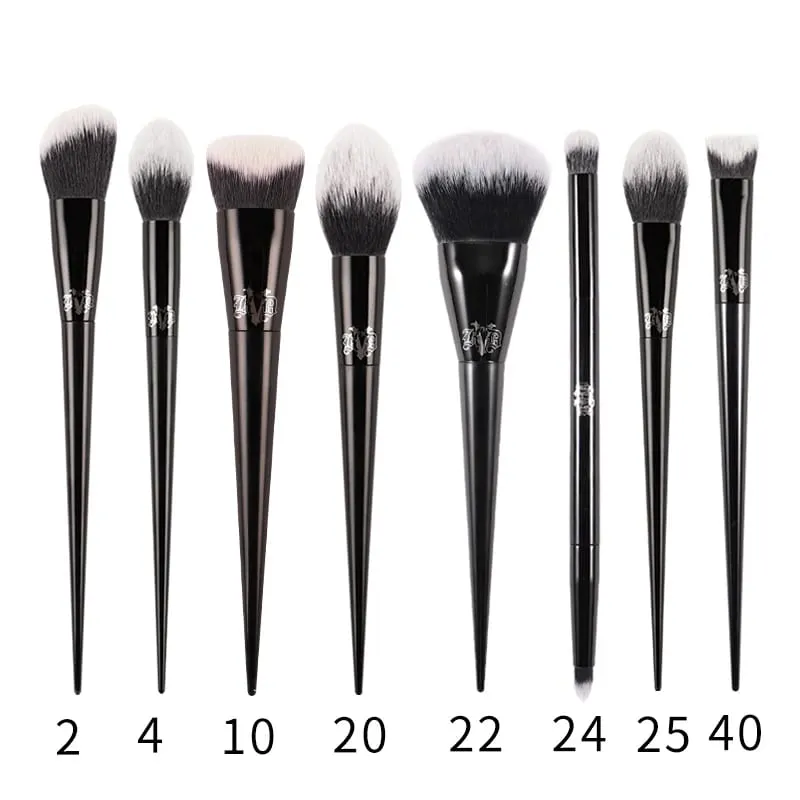 Kat Von D Makeup Brush Set & Kit Foundation Blush Highlight Concealer Powder Sculpting Eyeshadow Brush KVD Brand Makeup Brush — image 19
