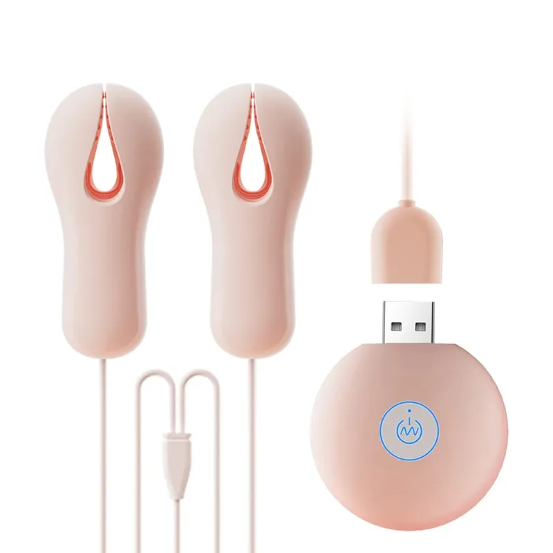 10 Modes Electric Nipple Clamp Breast Massage Vibrator Enhancer Bondage Adult Stimulator Sex Toys For Women Couples Female — image 8