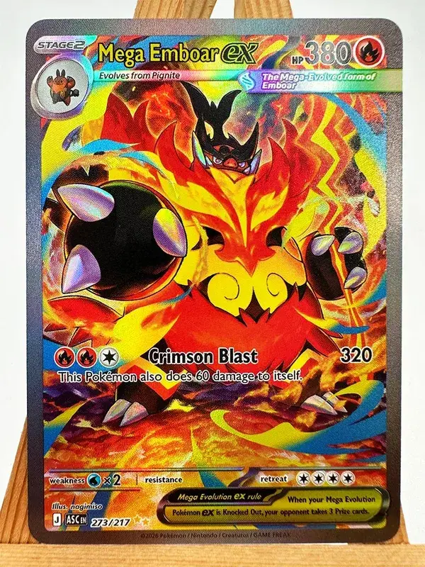 Pokemon PTCG ASC Gengar Dragonite Celebi Legetøj Hobby Hobby Samleobjekter Spilsamling Anime-kort