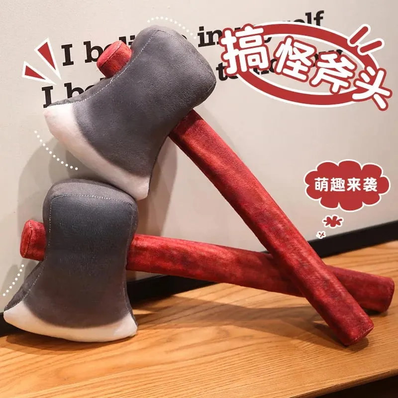 40cm Axe Plush Pillow Like Real Farmer Worker's Stuffed Instrument Prop Decor Men Gift — image 8