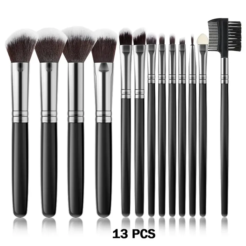 New 10/32PCS Makeup Brushes Set Soft Fluffy Powder Foundation Contour Blush Concealer Eyeshadow Blending Highlighter Beauty Tool — image 6