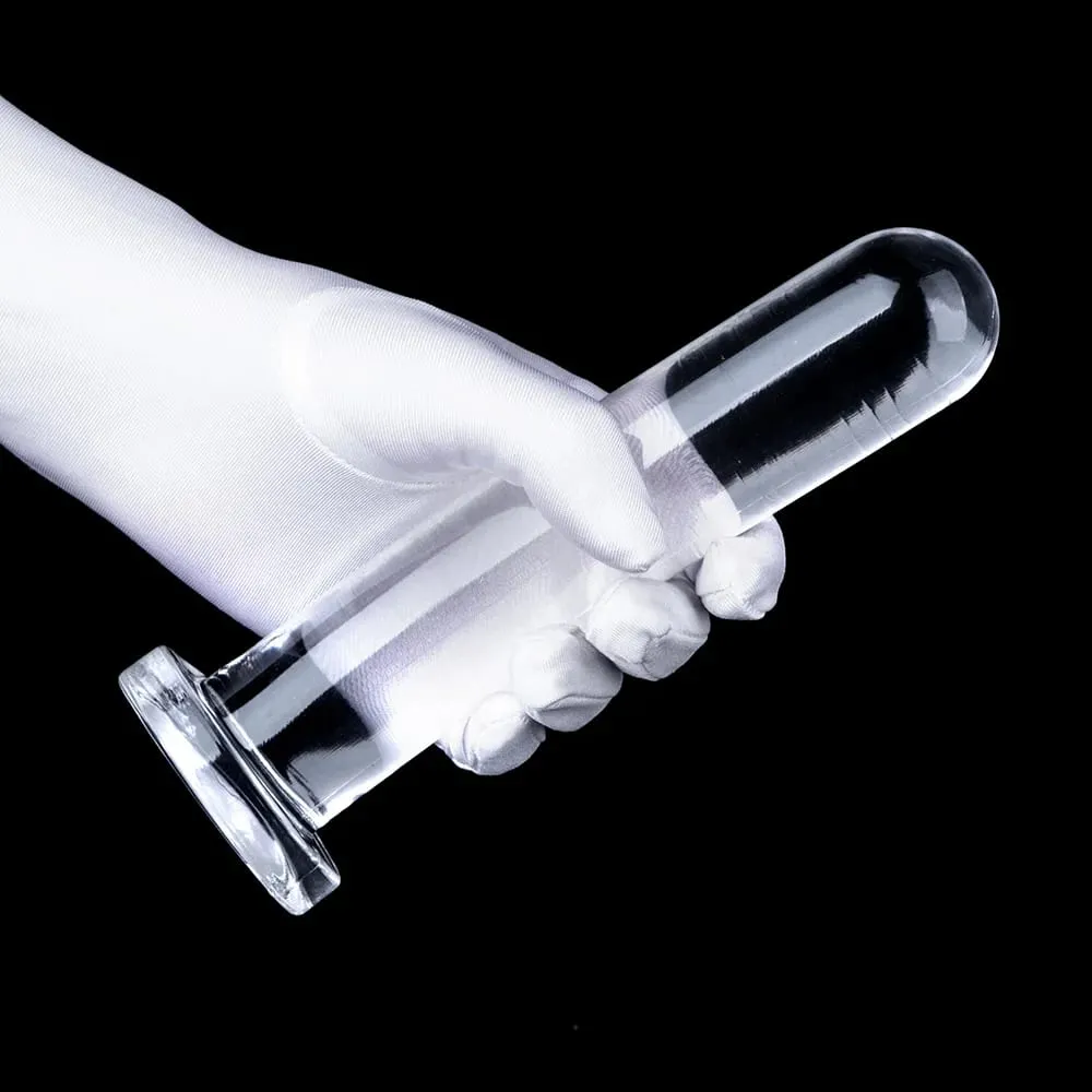 24.5cm Long Clear Jelly Smooth Surface Strapon Anal Dildos Straight ButtPlug TPE Dildo Anal Plug Intimate Sex Toys For Couples — image 3
