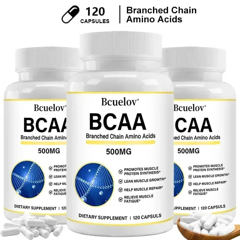 Supplement – Branched Chain Amino Acids Capsules – Enhance Strength and Energy Levels Increase Muscle Mass — image 10