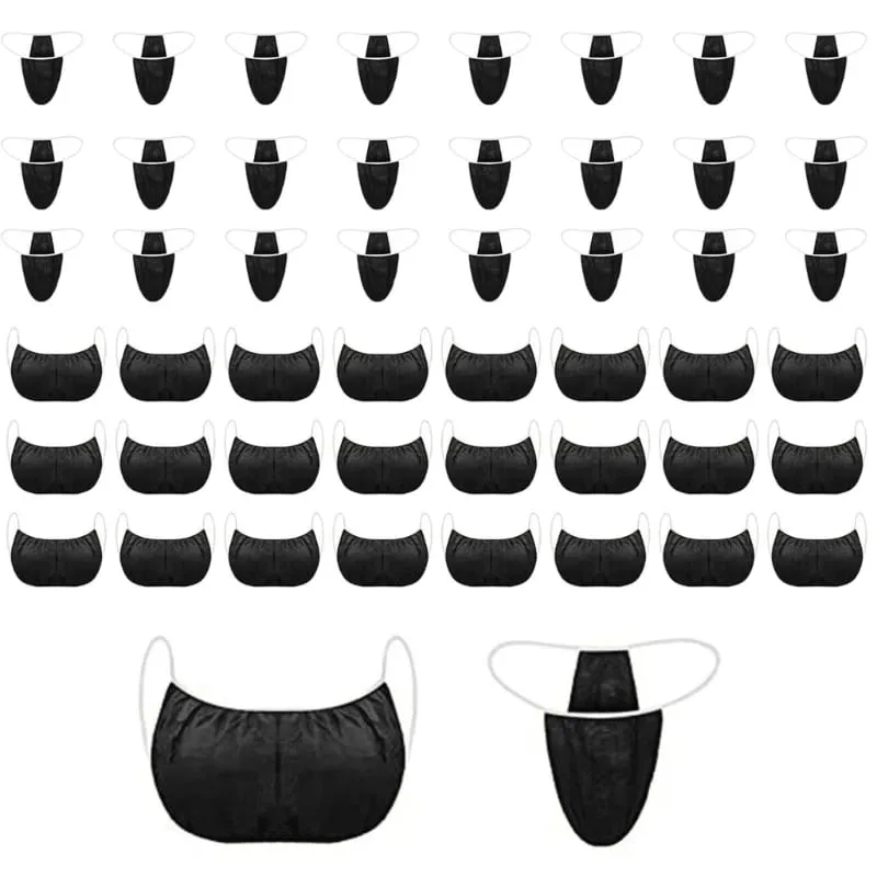 50-teiliges Einweg-Unterwäscheset aus Vliesstoff, atmungsaktiv, für die Reise unverzichtbar, für Frauen, hygienisch, einzeln verpackt — image 4