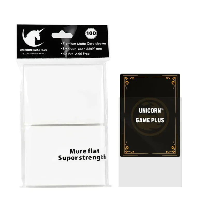 100pcs 2.5 "x 3.5" Premium Trading Card แขน 66x91 มม.ขนาดมาตรฐานกระดานการ์ดเกมสำหรับ MTG Magic Gathering Lorcana การ์ดเกม — image 24