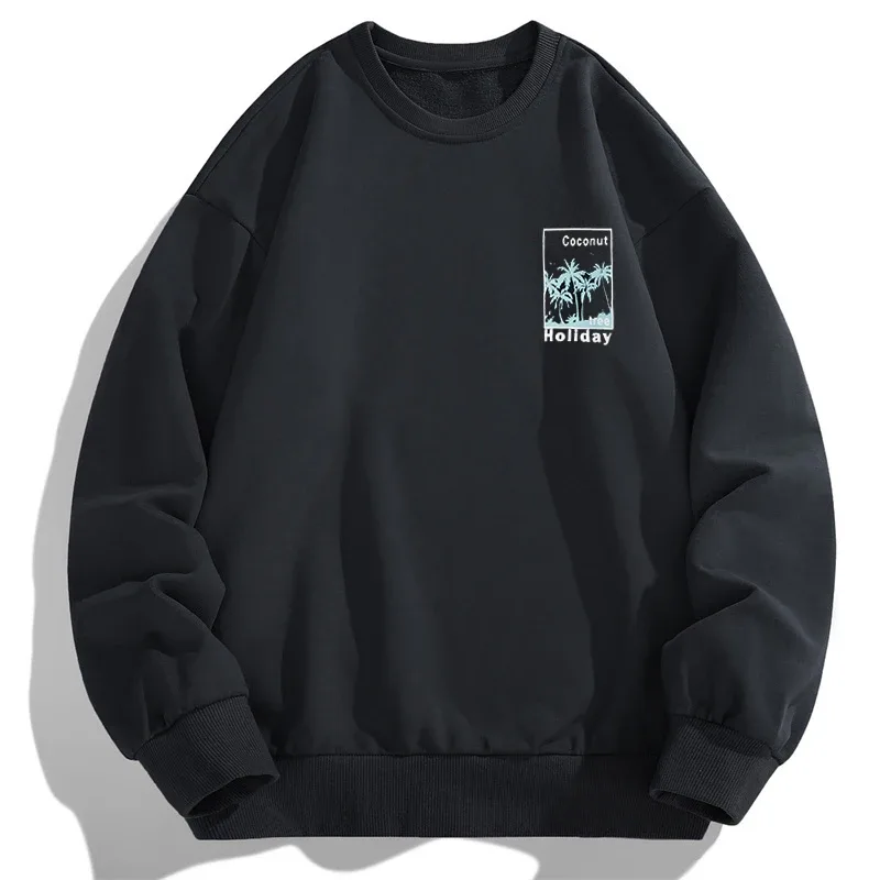 Sweatshirt Pullovers Men Oversized Sweater Plus Size 6XL 7XL 8XL Man Round Neck Long Sleeve Printed Loose Tops Big Size Clothing — image 6