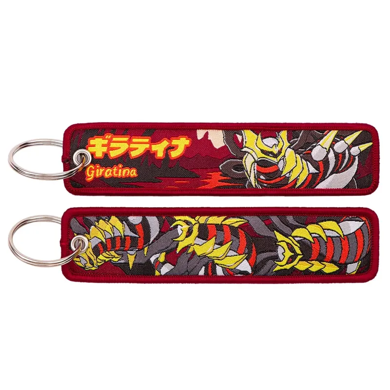 Japanese Anime Elf Monsters Keychain for Cars Backpack Key Holders Embroidery Keyrings Key Tag Jet Tag Accessories Gifts 1pcs — image 28