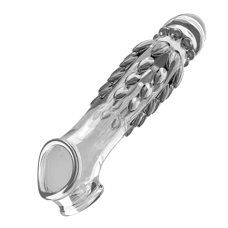 Reusable Cock Ring Vibrator Delay Condom Penis Sleeve Extension Extend Dildo Adult Anal Plug Sex Toys For Men For Women Sex Toys — image 11