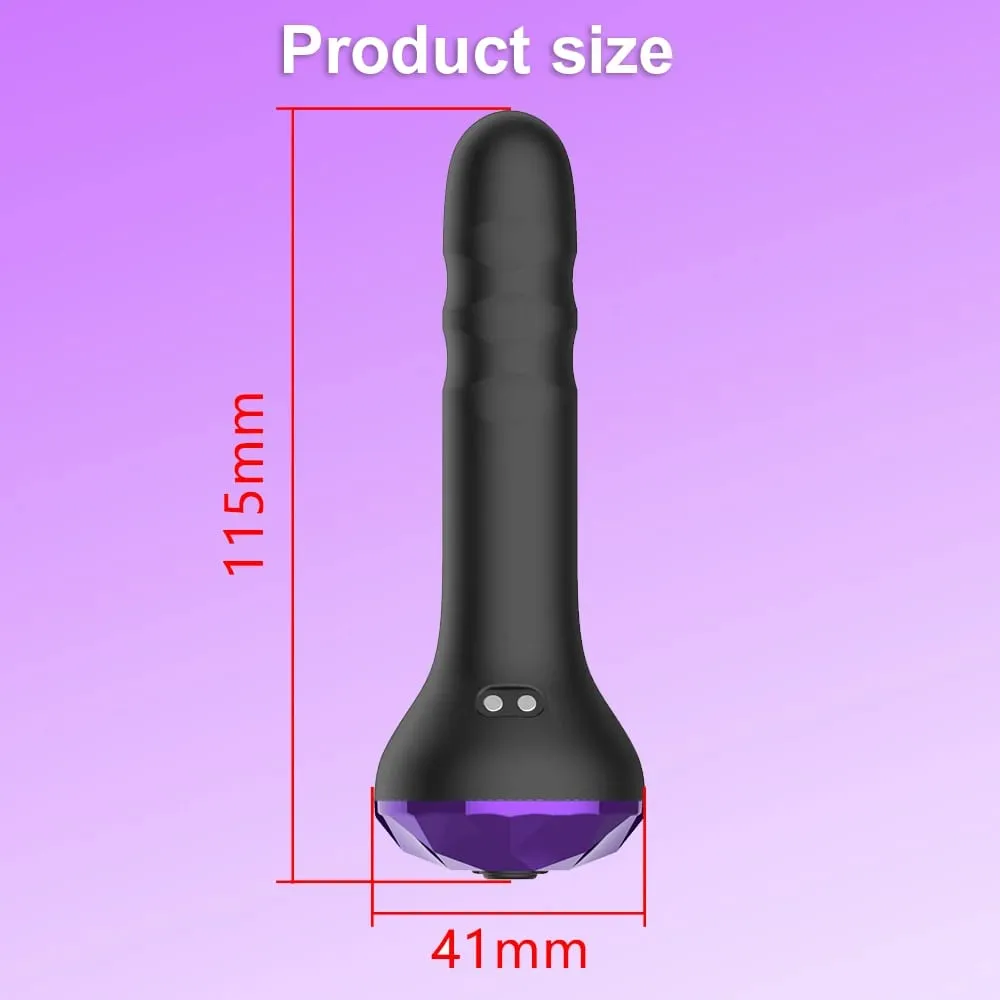 Jouets anaux vibrants pour hommes et femmes, masseur de Prostate avec 10 plugs anaux rotatifs vibrants, adaptés aux débutants, jouets sexuels pour hommes et femmes