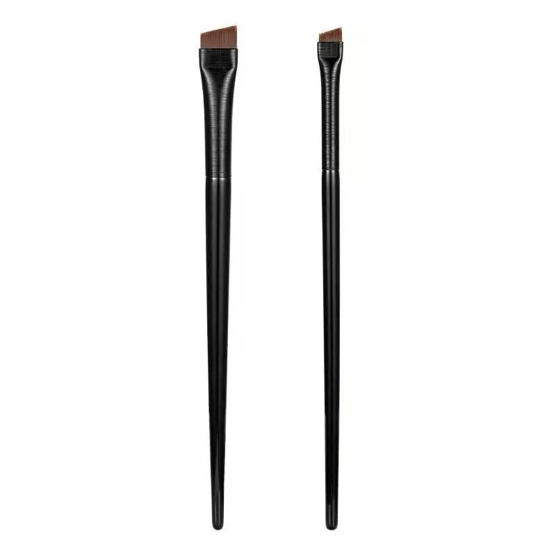 New 2 pieces/set eyebrow contour brush eyebrow eyeliner brush portable small angle eyebrow brush female makeup tool — image 6