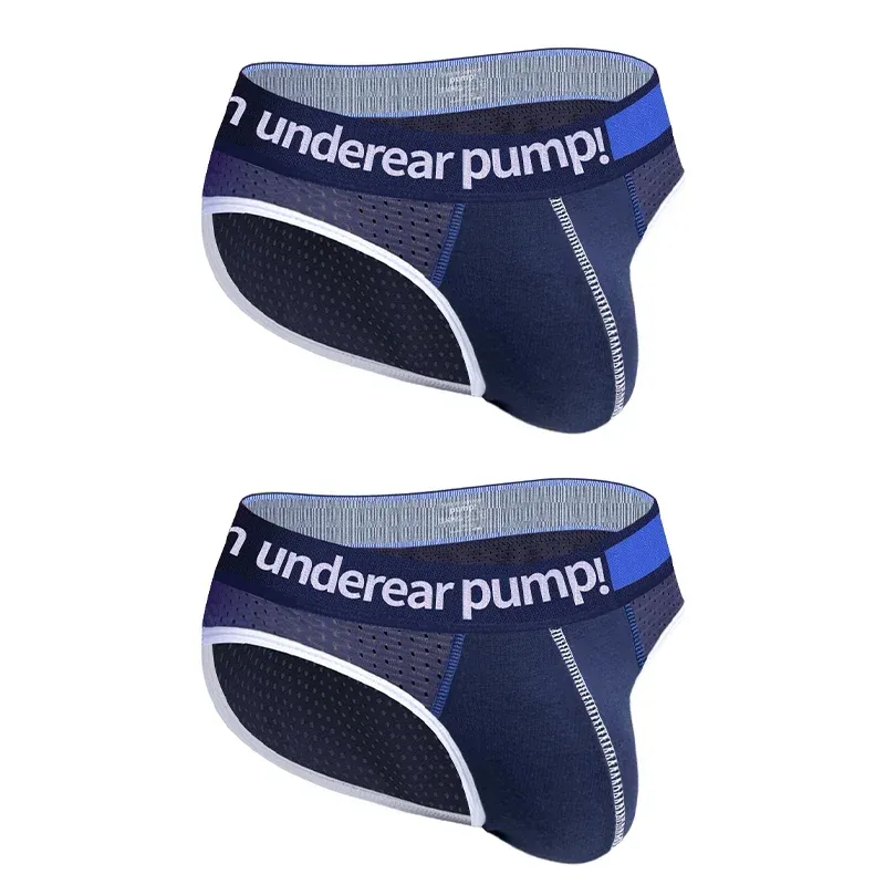 남자의 낮은 허리 슬리밍 메쉬 팬티 U 볼록한 주머니 탄성 허리띠 통기성 다채로운 Jockstrap 속옷