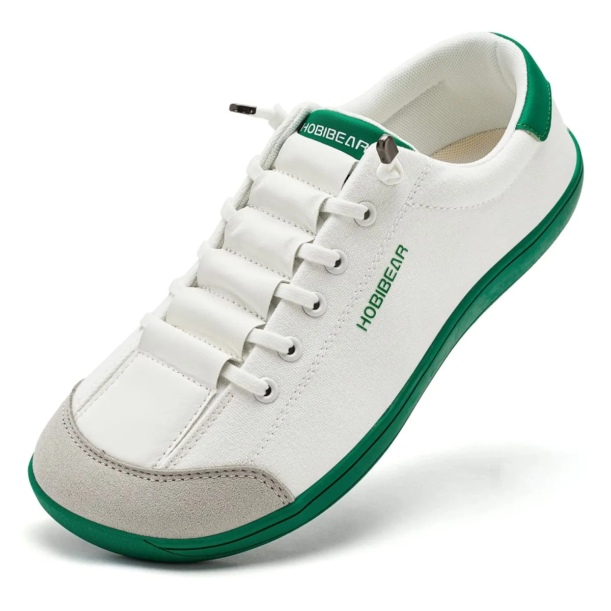 Wide Toe Barefoot Shoes for Unisex Minimalist Canvas Sneakers Lightweight Adjustable Slip On Walking Shoes