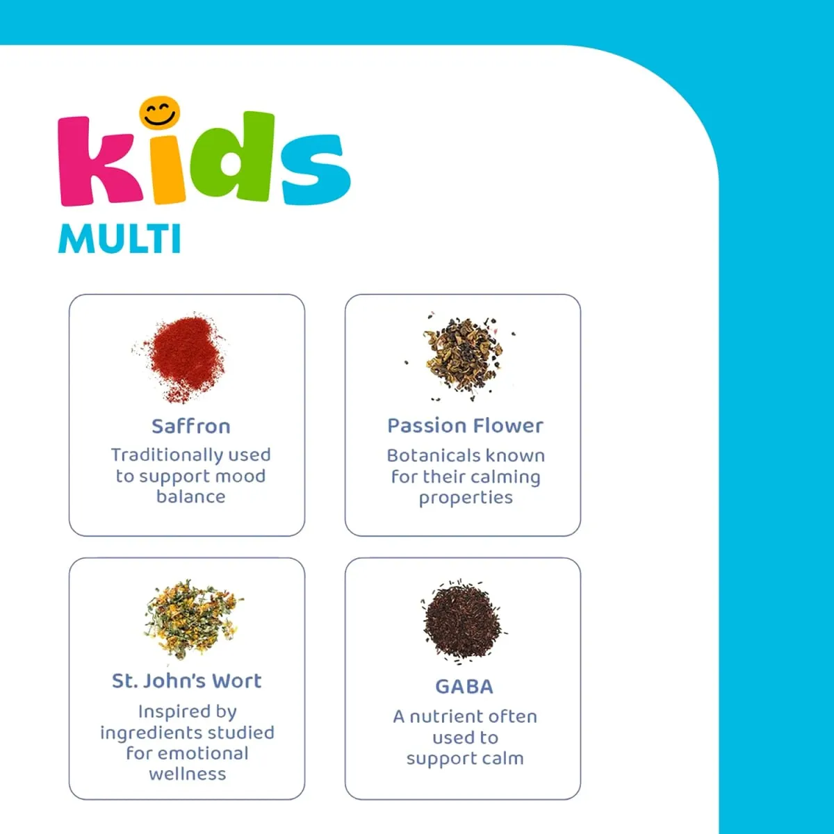 Mood Snacks - Kids Saffron Gummies Συμπληρώματα Φυσικών Μούρων Προσφέρουν Υποστήριξη διάθεσης και Calms Temper Tantrums Gummies χωρίς ζάχαρη — image 3