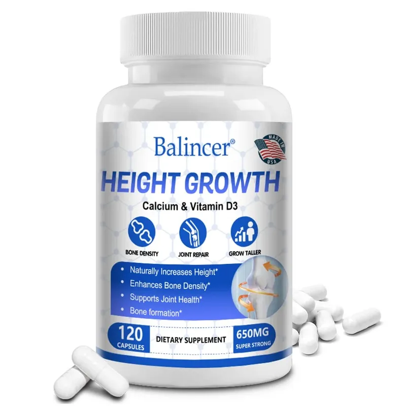 Bone Growth - Growth Supplement for Adults and Children - Grow Taller Increase Bone Density Reduce Bone Loss Osteoporosis