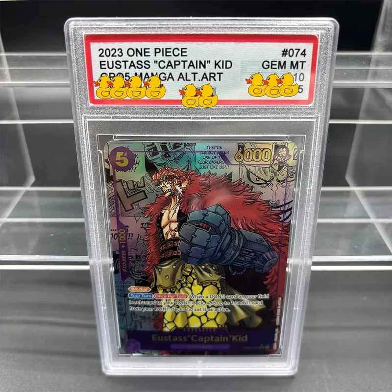 DIY OPCG Rating Card Collection Card 2023 ONE MONKEY D. LUFFY OPO5-MANGA ALT.ART Copy 10Points Rating Card Anime Game Gift — image 6