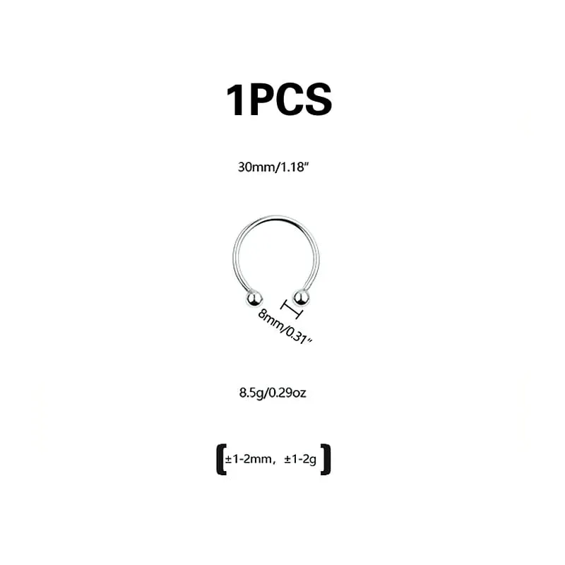 1pcs Penis Ring Stainless steel penis delay ring glans ring couple flirting products Male adult sex toys — image 9