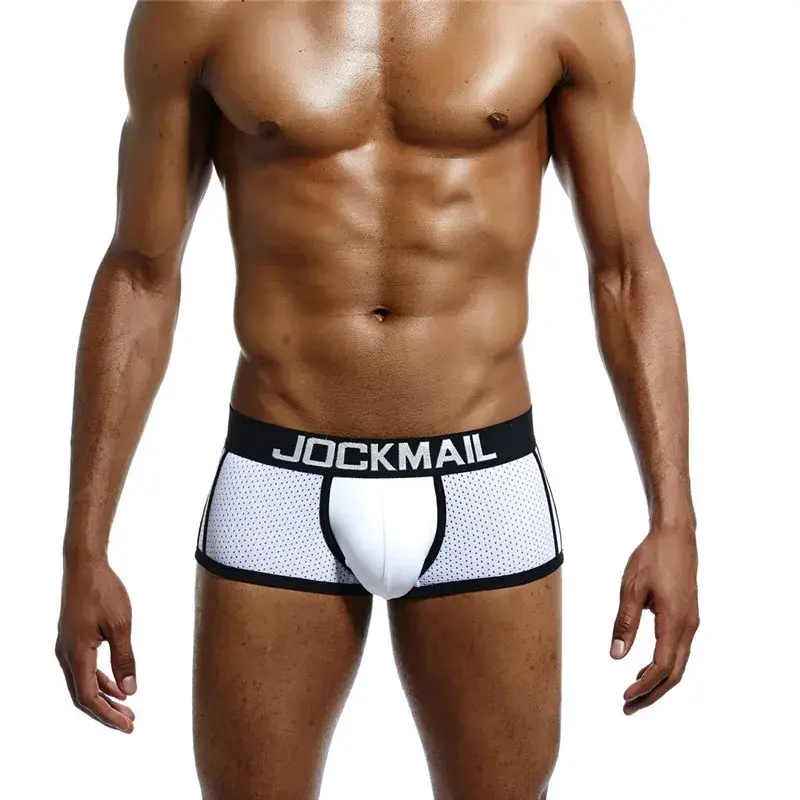 4Pcs Man Underpants Boxershorts Men Boxers Male Breathable Ice Silk Mesh Quick Drying Underwear Men’s Panties Boxer — image 4