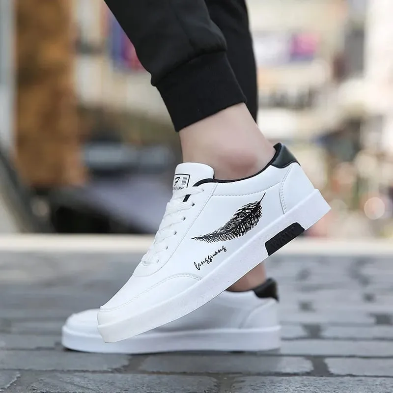 High Quality Classic Men's Leather Casual Sneakers Comfortable Man Shoes Outdoor Male Walking Shoes Zapatos De Hombre Size 39-45