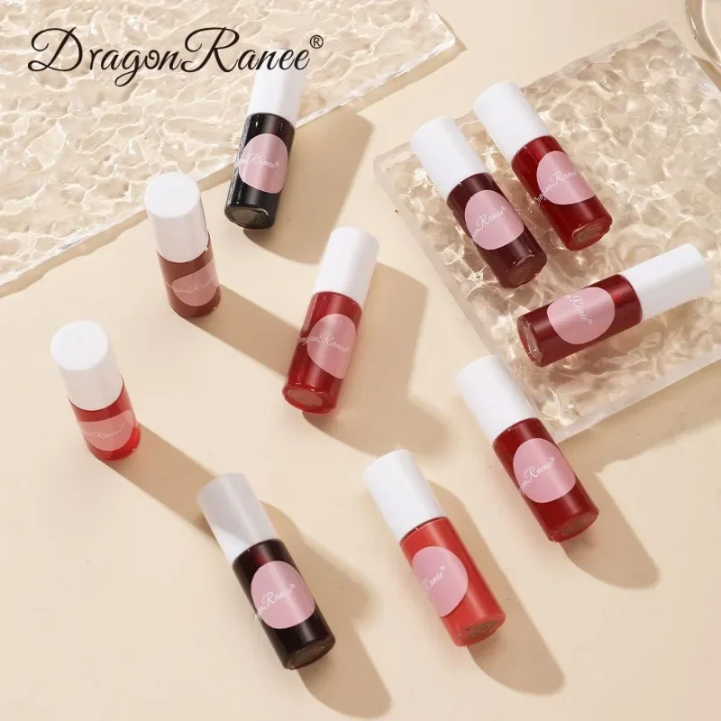 10 Color Lip Tint Stain Cheek Tint Moisturizing Liquid Lipstick Long-lasting Waterproof High Pigment Lipgloss Rouge Water Makeup — image 6