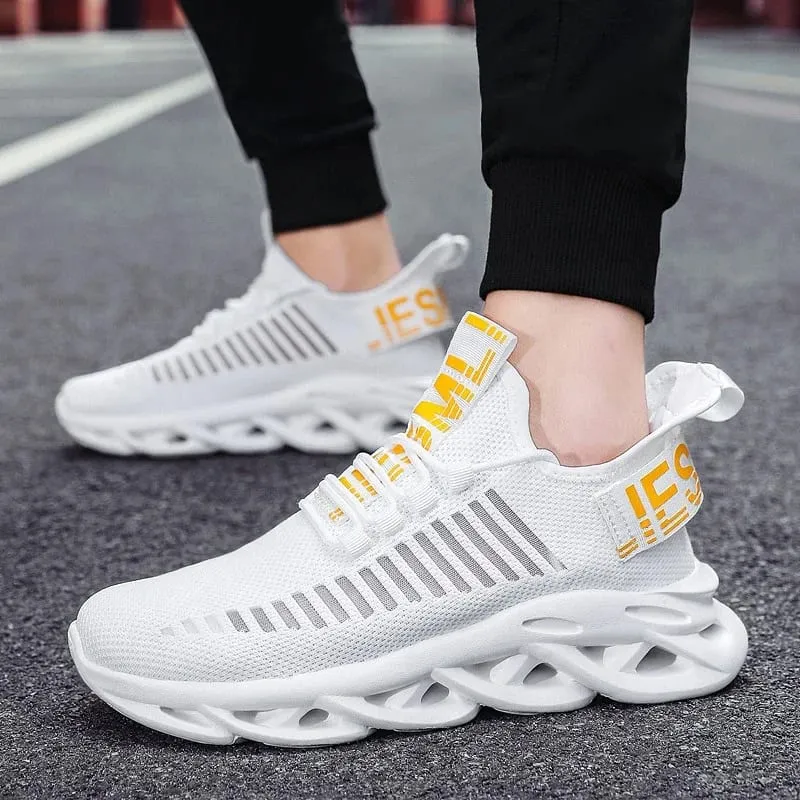 Men Shoes Comfortable Casual Sneakers Breathable Platform Running Shoes Man Mesh Tenis Sport Shoes Waling Tenis Masculino — image 6