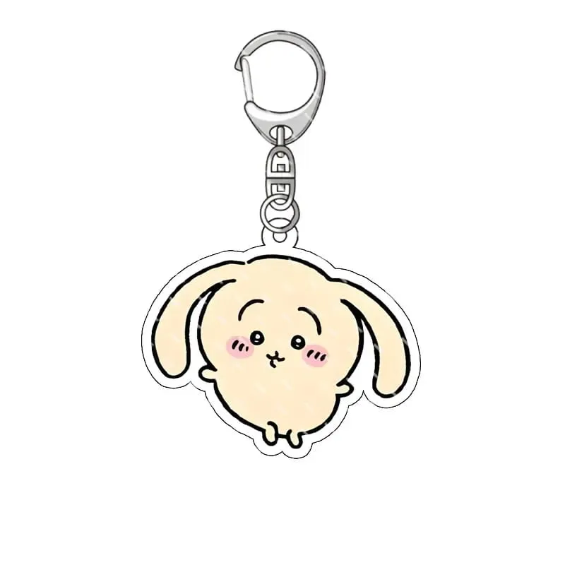 jiyi Pendant Anime Comic Acrylic Peripheral Keychain Hachiware Usagi Cute Pendant Bag Hanging Decoration Decoration