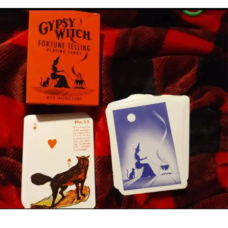 Cartes de Fortune de sorcière gitane, Lenormand Deck, Tarot pour débutants, jeu de cartes Oracle, jeu de société, jouet