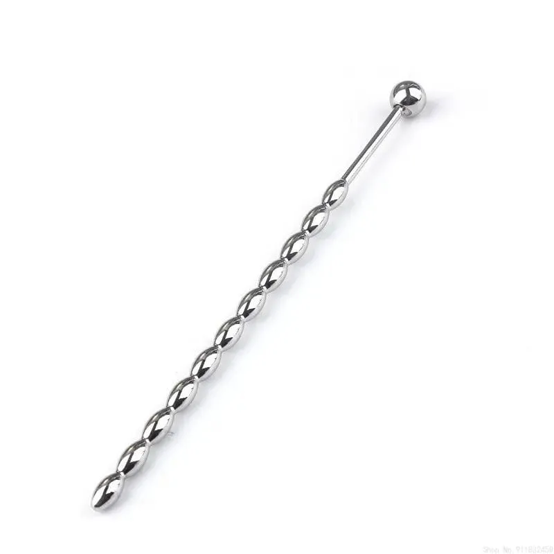 Male Stainless Steel Urethral Plug Urethral Dil Sounding Penis Plug Urethra Stimulate Dilator Masturbation Rod Sex Toys For Men