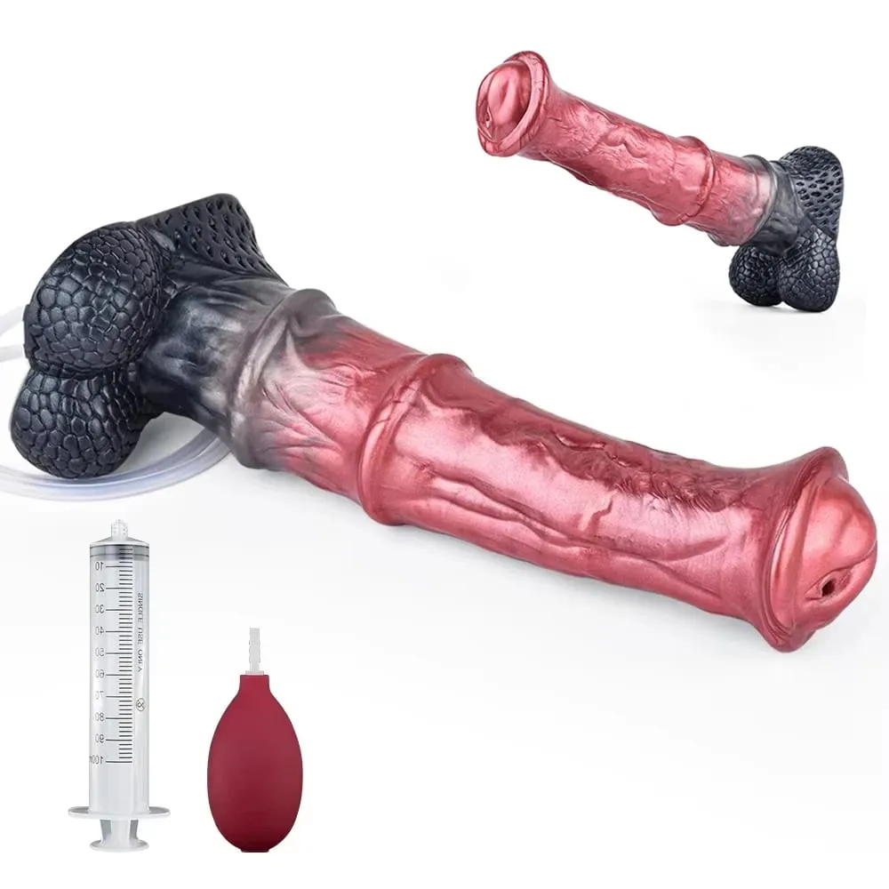 Fışkırtma At Anal Yapay Penis Canavar Sahte Penis G-spot Stimülatörü Mastürbasyon Butt Plug Horoz Seks Oyuncak Kadın Erkek Flört — image 1