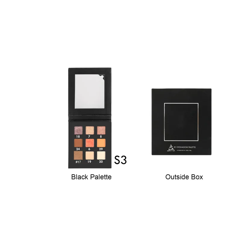 High Pigmented Shimmer Eyeshadow Matte Cosmetics Custom Eyeshadow Palette Vegan Make Up Hot Sale Eye Shadow