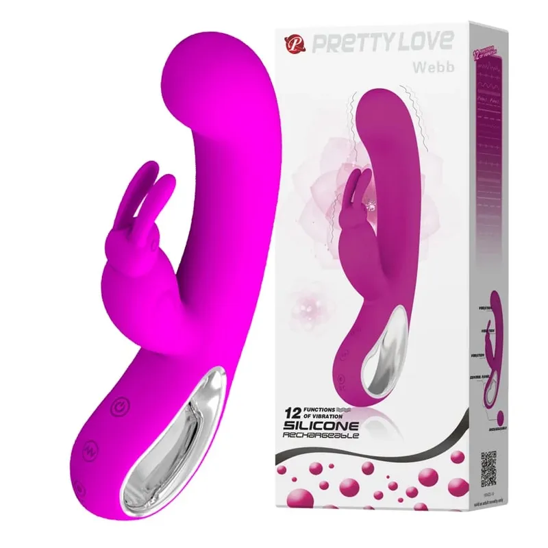 12 Speed G Spot Vibrator USB Rechargeable Powerful Dildo Rabbit Vibrator for Women Clitoris stimulation Massage Adult sex toys