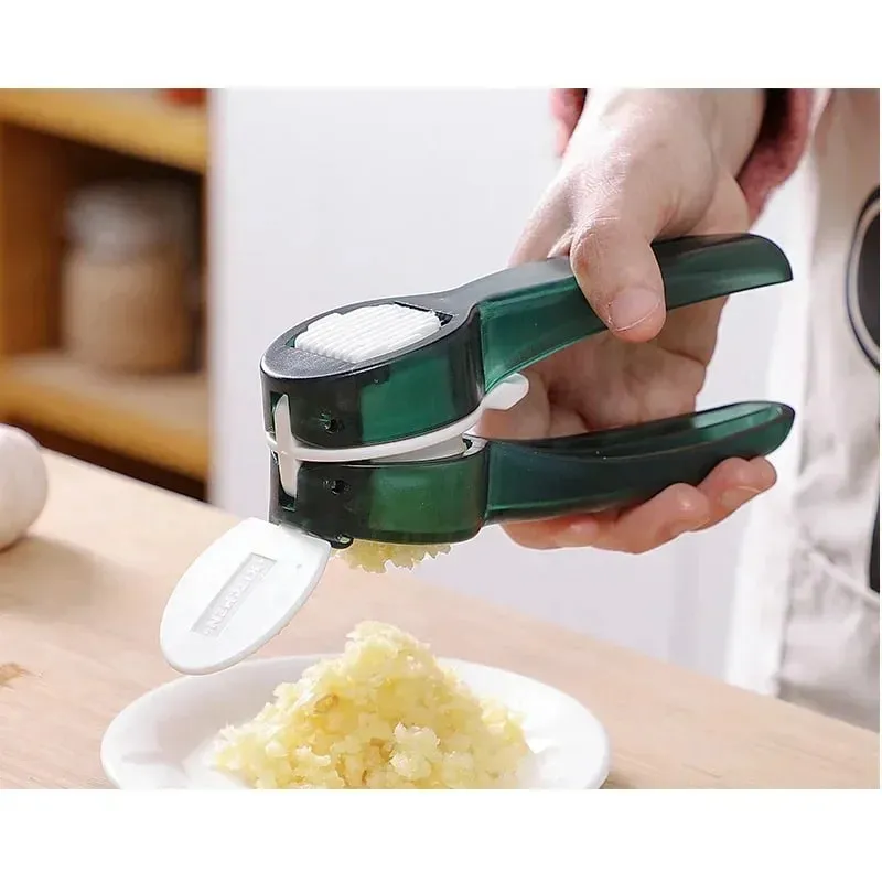 Household manual garlic press creative multi-purpose double-sided garlic slicer kitchen garlic puree small tools wholesale — image 9