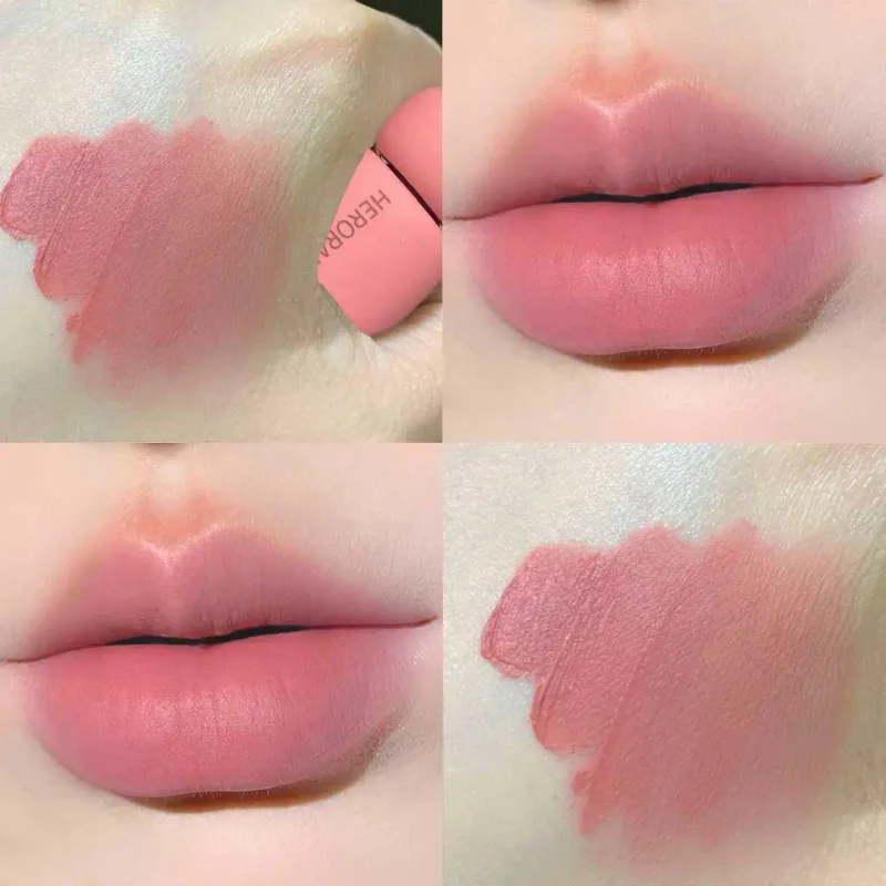 Herorange Velvet Matte Lip Mud Rich Pigment Non Transfer Long Lasting Smooth Non Dry Brighten Skin Daily Use