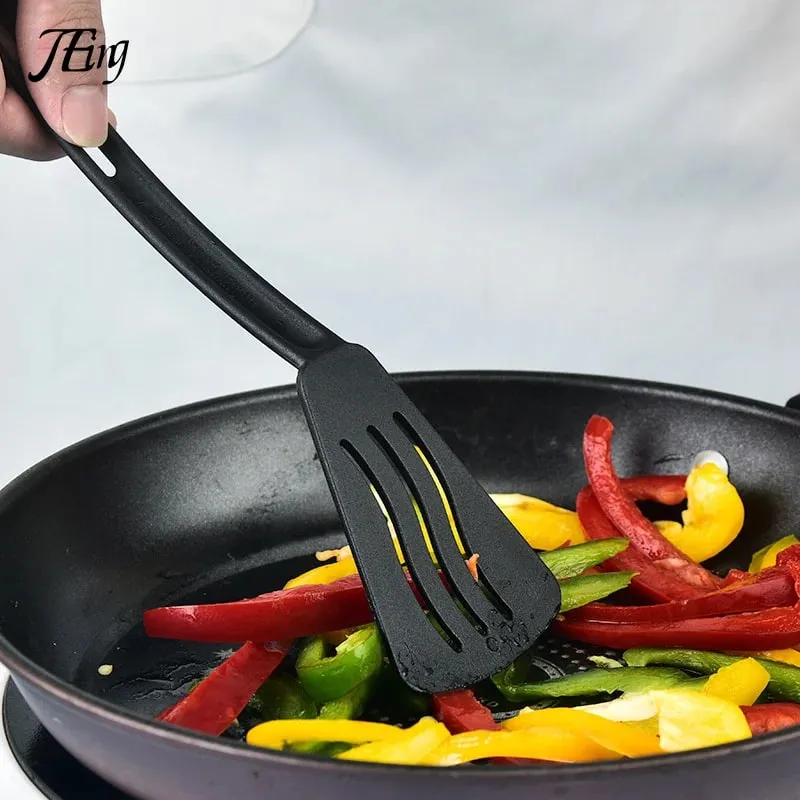 Utensils Set Serving Cooking Kitchen Cutlery Spoons Nylon Kit Spatula Tableware Portable Camping Plastic Slotted Flatware