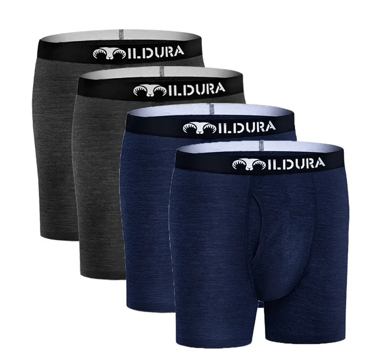 100% Merino Wool Boxer Briefs Men Underwear Merino Wool Boxer Underpants Men Boxer Brief Moisture Wicking Breathable Soft 180G — image 17