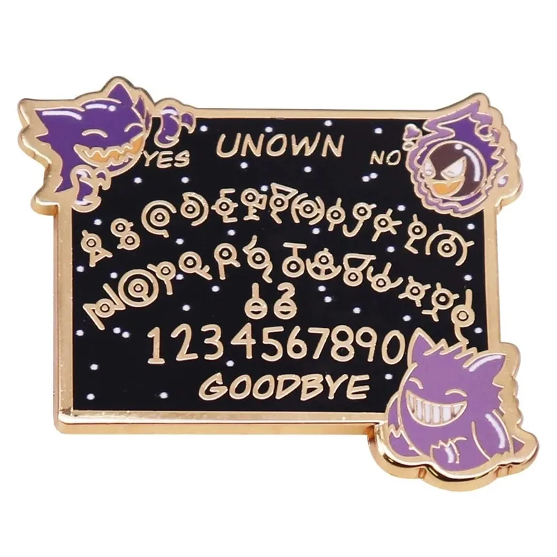 Pokemon Enamel Pin Gengar And Pikachu Lapel Pins for Backpacks Bread Badges Medal Brooch for Clothes Jewelry Gifts for Friends — image 5