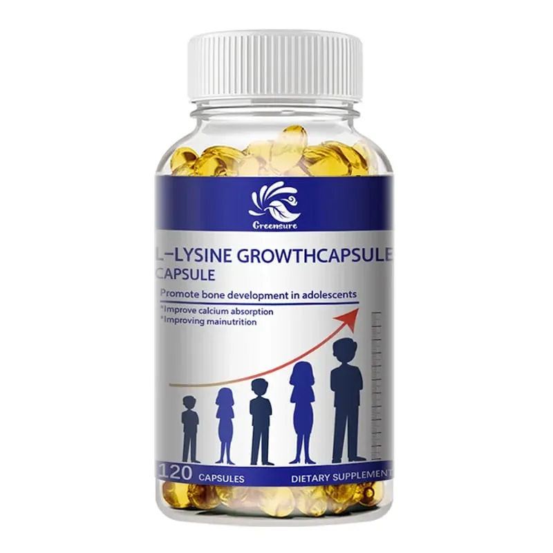 Growth Hormone Support Capsules - With L-Arginine & GABA for Healthy Development