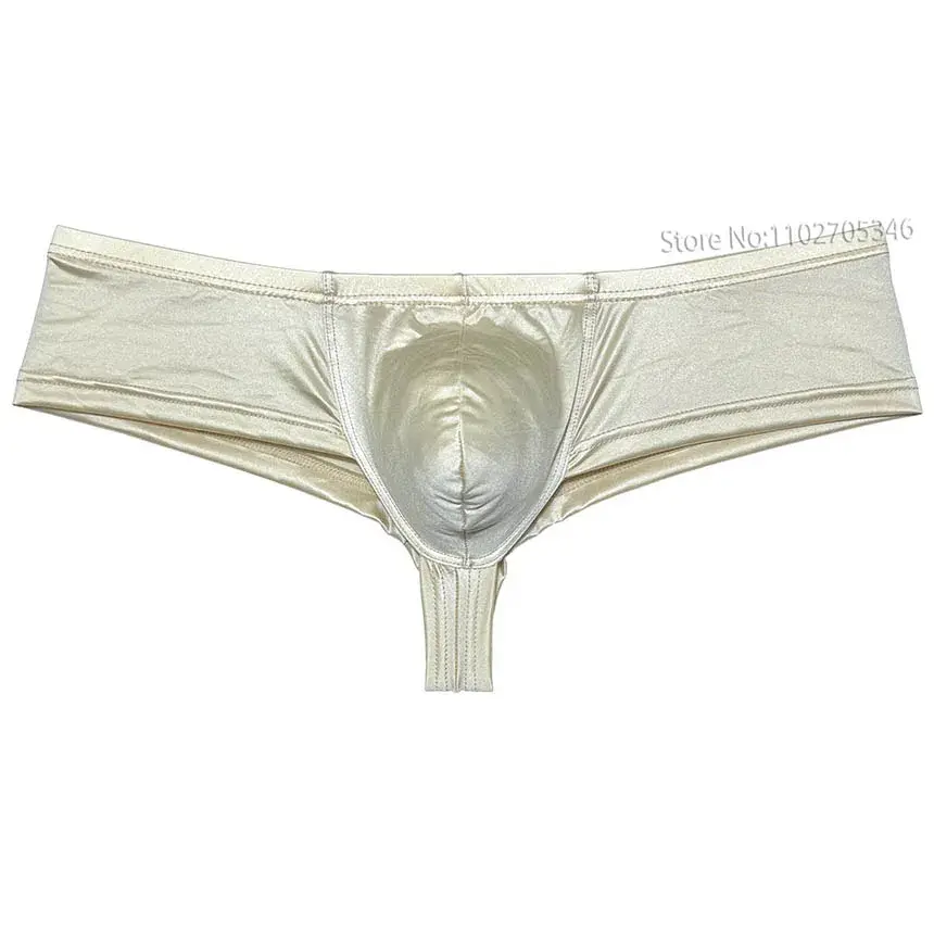 Cheeky Briefs Men's Bikini Underwear Enhance Contour Pouch Tangas Micro Boxershorts Sexy Low Rise Trunks Comfy Silky Breathable