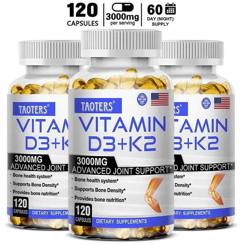 Vitamin D3 & K2 | Bone & Cardiovascular Health Support Immune System Support 120 Capsules — image 10