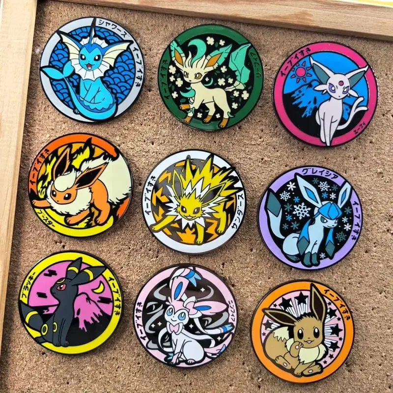 Pokemon Enamel Pin Lapel Pins for Backpacks Brooches Iron Badges Fashion Brooch for Clothes Jewelry Gifts Friends — image 2