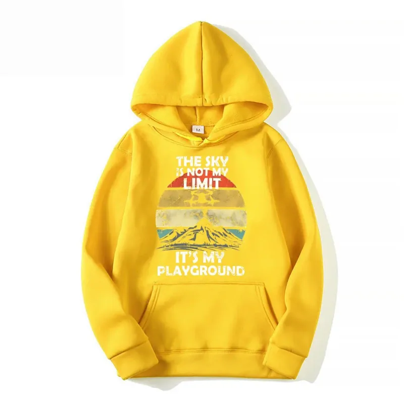 New Sky is not the limit it's my playground Funny drone FPV drone pilot hoodies
