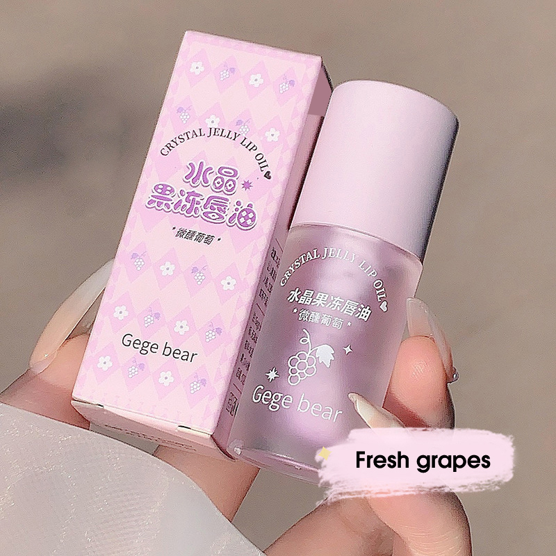 Crystal Jelly Lip Oil Moisturizing Lip Balm Moisturizes and reduces lip lines Lipstick for women — image 8