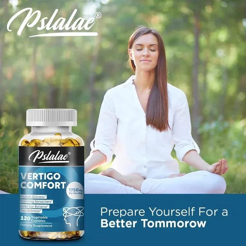 Vertigo Comfort Capsules - Inner Ear Balance Supplement - Relieves Dizziness Nausea Spinning and Shaking Feelings — image 6