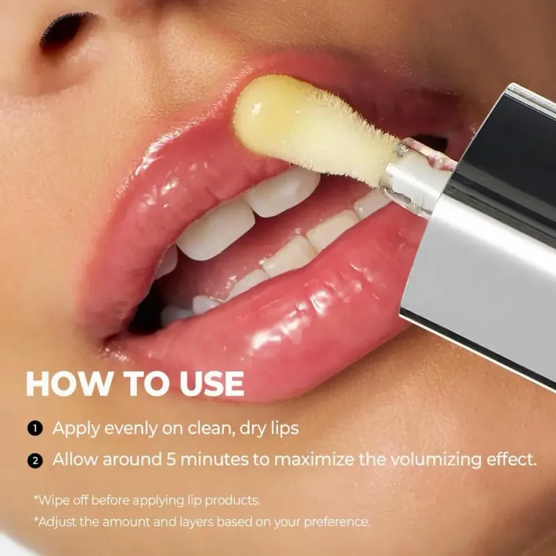 Brand Professional Plump Lips Oil 4g Extreme Volume Spicy Lip Plumper Gentle Nourishing Lip Balm Shiny Glossy Lasting Lip Care