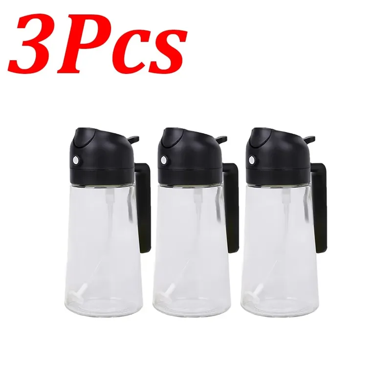 Pulverizador de aceite 2 en 1 de 500ml, 1-4 Uds., pulverizador de aceite de oliva para cocinar, pulverizador de aceite para hornear, freidora de aire para cocina, hornear ensalada, asar y asar — image 15