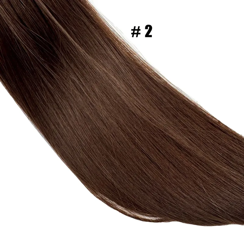 kiikiigirl Korea Popular Cotton String Twins Feathers Hair Extensions Virgin Remy Hair Pre-bonded Hair Extensions — image 10