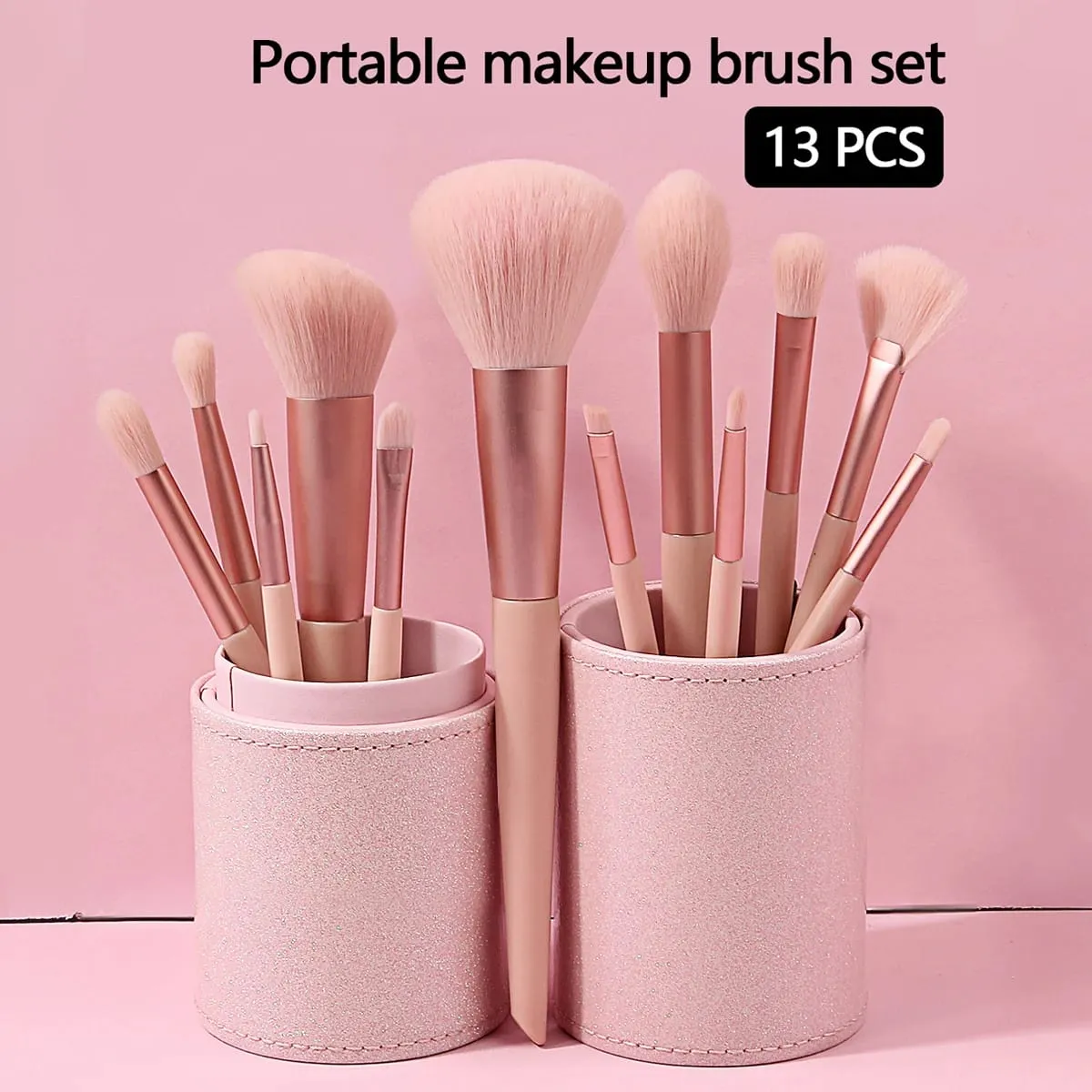 New 13 Pcs/set In Barrels Makeup Brushes Set Powder Foundation Blush Contour Eyeshadow Brow Lashes Cosmetic Brushes Beauty Tools — image 1