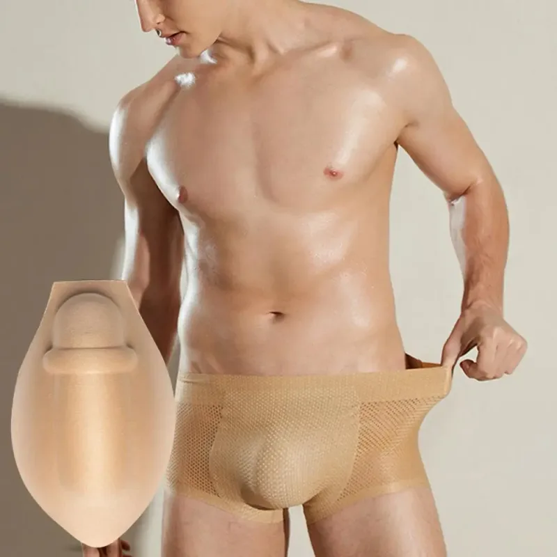 Ropa interior acolchada para hombre, accesorio de ropa interior acolchada que mejora el bulto con ropa interior para hombre, almohadilla de copa de realce para bañadores para uso diario — image 7