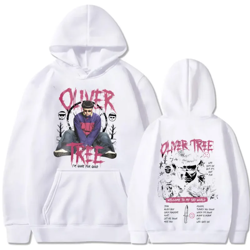 Oliver Tree Hoodies Life Goes On 1993-2026 แฟนของขวัญPulloversผู้ชายเสื้อผ้าแฟชั่นHip Hopขนาดใหญ่ลำลองHoodedเสื้อ — image 5