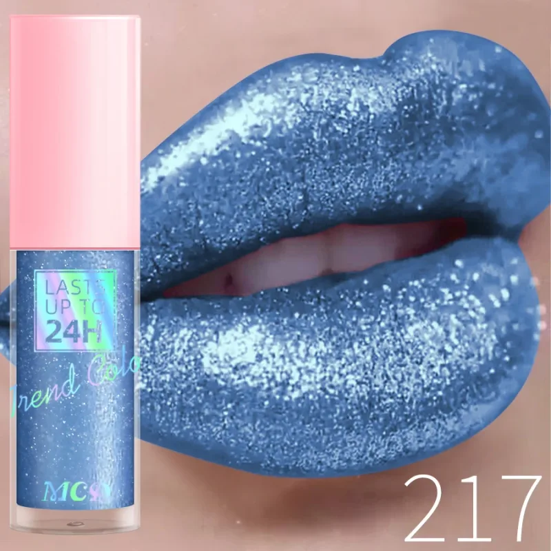 18 Colors Diamonds Glitter Lip Gloss Long Lasting Waterproof Liquid Lipstick Pearl Shining Lip Color Sparking Lip Makeup Women — image 22